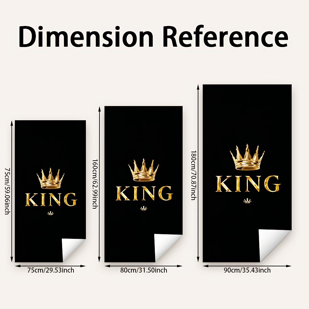Golden Crown King Art Beach Towel, Majestic Graphic Design Quick-Dry Sand-Free Microfiber Bath Towel for Travel, Swim and Yoga