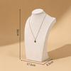 Human Shape Necklace Display Stand Velvet Cloth Ornament Holder Jewelry Show Rack  Home Showcase