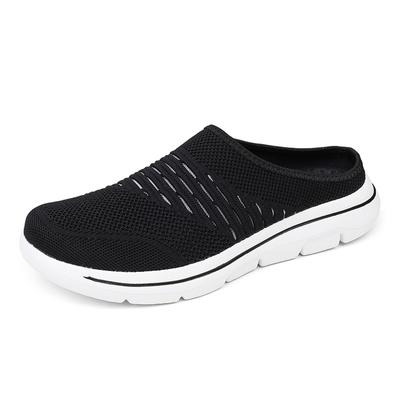New Fashionable Half Support Slip-On Shoes In Large Size Multi-Color Light Casual for Spring Autumn Winter with Mesh Lining