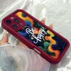 JT57 Sii Felice Custodia per Telefono per iPhone 17 16 15 13 Pro Max Samsung S26 S25 S24 Ultra A17 A16 A07 A56 A55 Xiaomi 15T Redmi Note 14 Pro Plus Morbida Custodia Cover in TPU