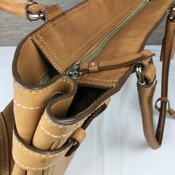 Coach Handtasche aus Leder Braun mit Quaste(GEBRAUCHT)