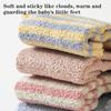 1 Pair Warm Infant Walking Socks Nonslip Bottom Cute Puppy Pattern Cosy Footwear For Cold Weather 0 to 3 Years