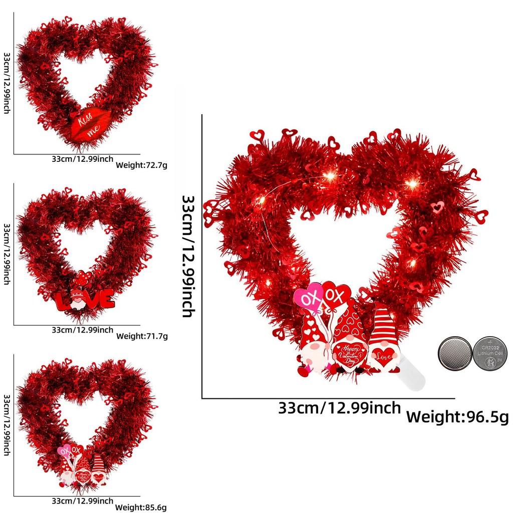 Adorable Led Love Heart Garland For Memorable Valentines Day And Wedding Events