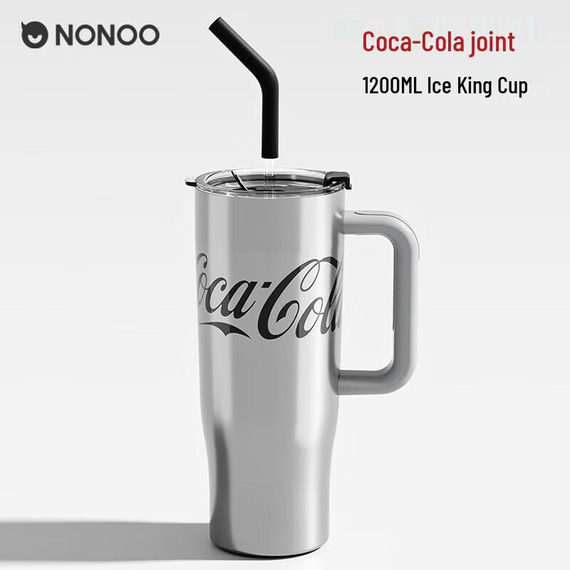 NONOO Coca-Cola 1200ml Insulated Straw Bottle