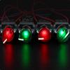 XB2 Series 22MM 220V Knob Button Switch With Green LED Light Rotary Switch Self-lock ON OFF Plastic Shell Rotary Switch