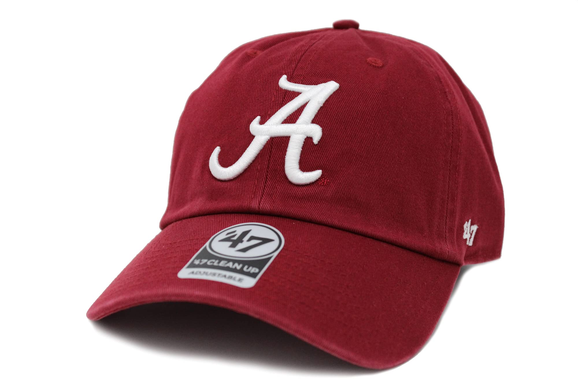 

Seven Cap 47 CLEAN UP University of Alabama Crimson Tide NCAA College RAZOR RED [Forty Brand]