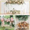 Heavy Duty Adjustable Over The Table Rod Stand with Metal Tubing for Secure and Stable Table Hanging Decorations