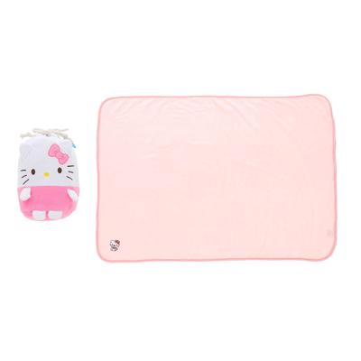 Marushin Mascot Drawstring Blanket Sanrio Hello Kitty Fluffy Hello Kitty H70 X W100cm Blanket Cute Fluffy Stylish Cold Weather Goods 3245011700