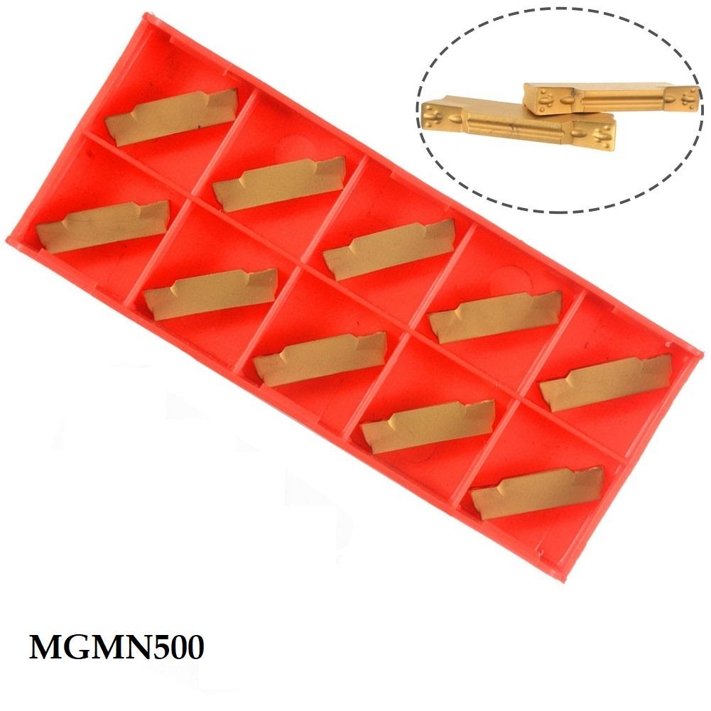 Carbide Lathe Tool Blades MGMN200 MGMN300 MGMN400 MGMN500 NC3020 Slotted Grooving Inserts for Steel and Non Ferrous 10pcs