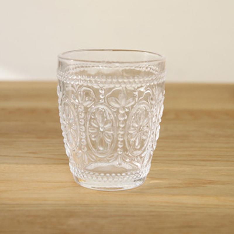 10.3oz/11oz Exquisite Cocktail Glass Heat-resistant Tea Cup Modern Juice Milk Cups Vintage Water Bottle Suitable for Gift Giving