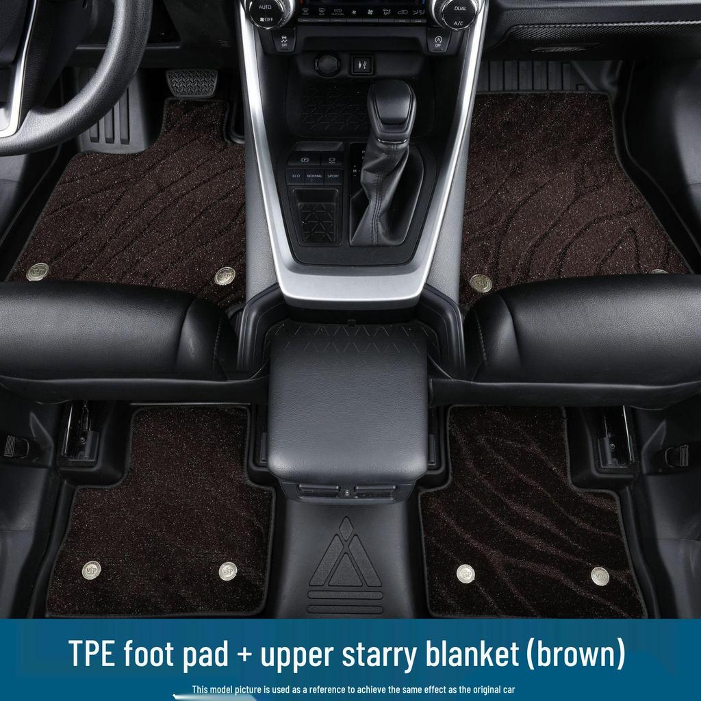 Compatible Yueyi 07 Floor Mats: Non-Slip, Wear-Resistant, Eco-Friendly TPE, Custom Fit for 25 Models.