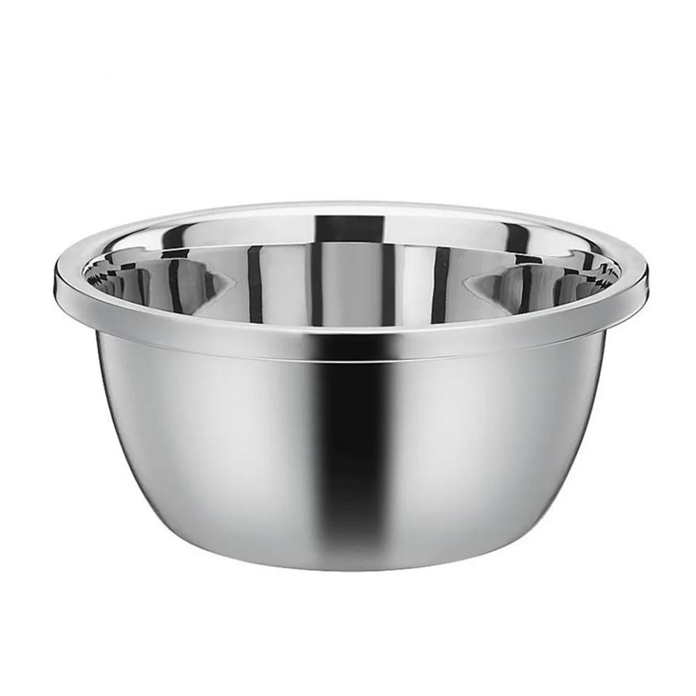 

Strainer Bowl Dinnerware Kitchen Sink Mixing Bowls Whisking Salad Basin 35cmx35cmx15cm High Quality Stainless Steel 24CM