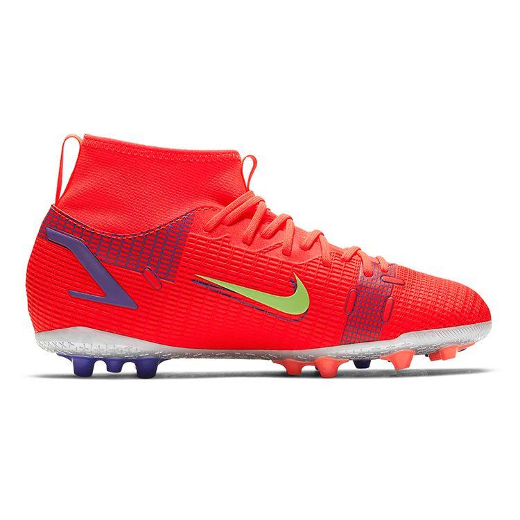 Nike Mercurial Superfly 8 Academy AG Soccer Shoes Kids Sneaker CV0732-600