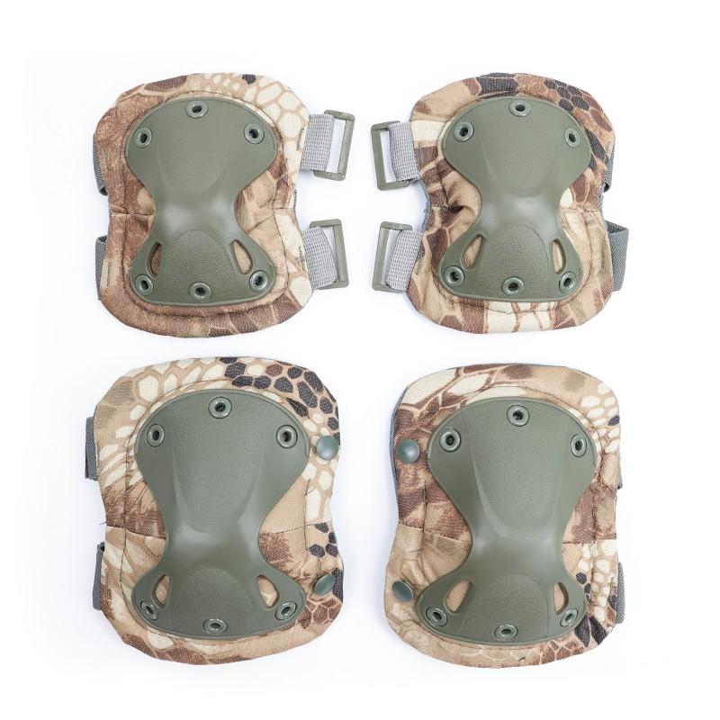 Durable And Safe Unisex Camo Tactical Kneepad Elbow Pads Knee Protector For Men Women Outdoor Sport Working Hunting Skating Safety Gear Kneecap