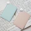 1pc Portable Mini Stainless Steel Unbreakable Makeup Pocket Mirror Cosmetic Mirror Cute Makeup Hand Pocket Mirror
