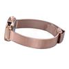 Women Gold Plating Quartz Watch Stainless Steel Band High Definition Stylish Gradient   Decor Wrist Watch