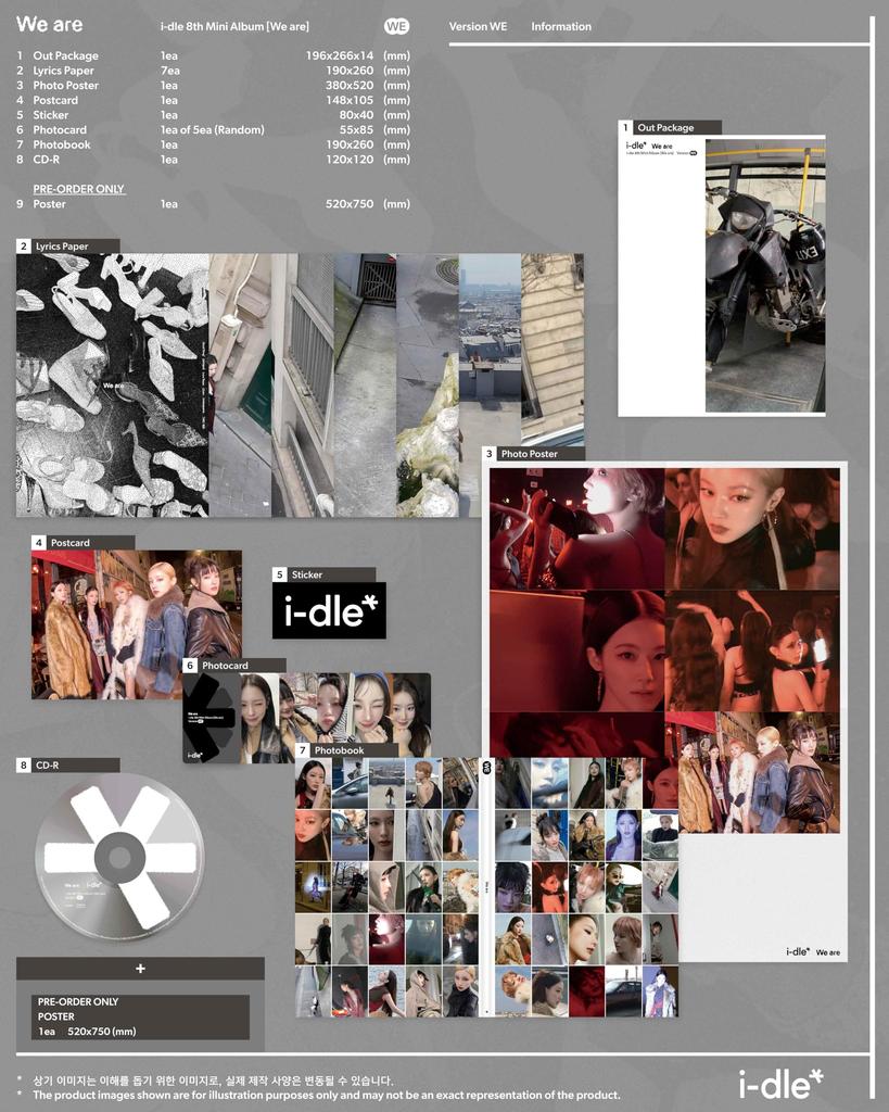 We Are – (G)I-DLE (8th Mini Album / Random Ver.)