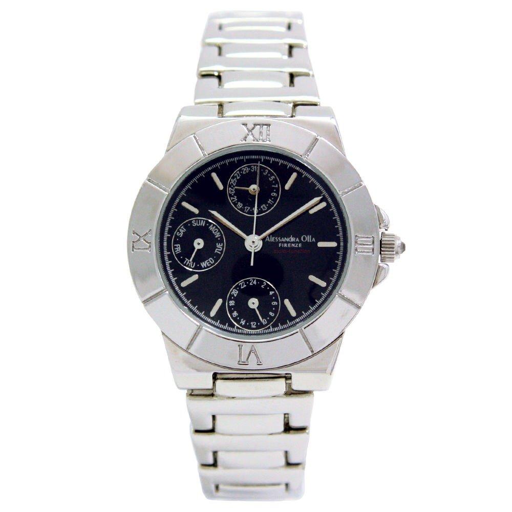 Srebrny Zegarek na Rękę Alessandra Aura AO-15000-1