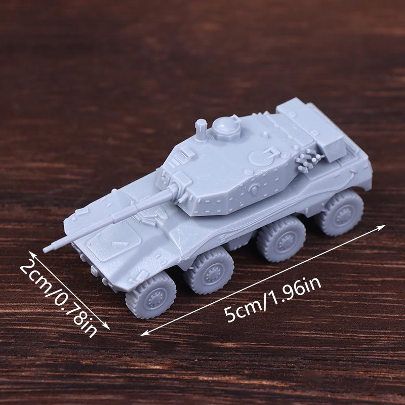 1/144 Scale South African Wheeled Tank Rooikat MODEL KIT AHS Krab 155mm Howitzer AMX-13 Light Tank Scene Accessories