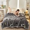 Double Layer Raschel Blankets Soft Warm Faux Fur Mink Throw Thicken Fluffy Microfiber Plush Weighted Blankets For Beds