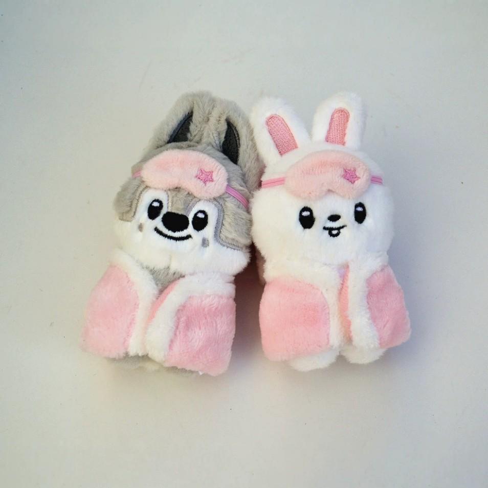 New 10cm Straykids FELIX HYUNJIN LEEKnow Pendant Pajama Tent Plush Keychain Hairy Lee Yong Bok