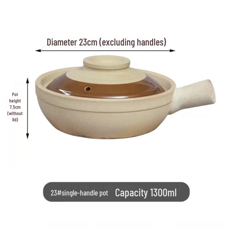 Lilang Multi-Purpose Clay Pot with Handle and Lid