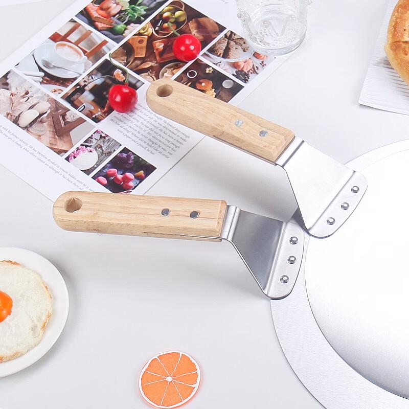 MDNG Stainless Steel Wood Handle Pizza Peel