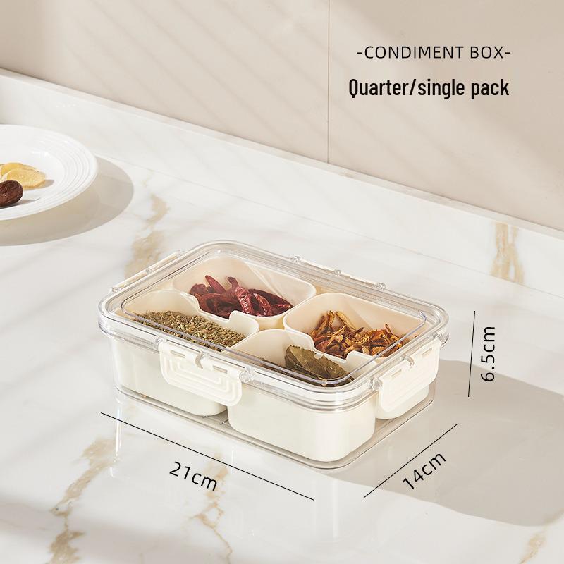International Spice Storage & Fresh-Keeping Box for Kitchen Seasonings
