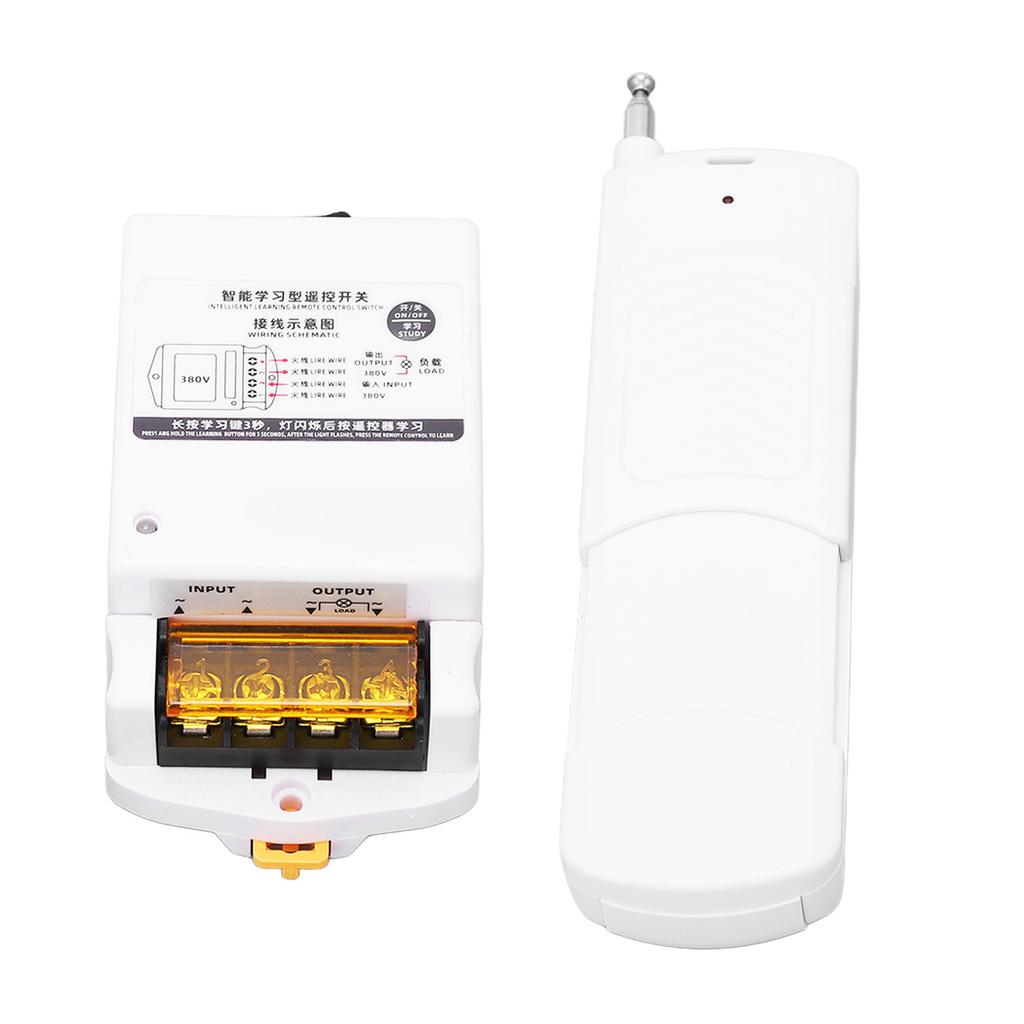 Smart RF Remote Control Switch Multifunctional Wireless Switch for Alarm and Water Pump AC 380V