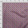 oneOone Cotton Flex Fuschia Pink Fabric Pineapple With Animal Skin Craft Projects Decor Fabric Printed By The Yard 40 Inch
