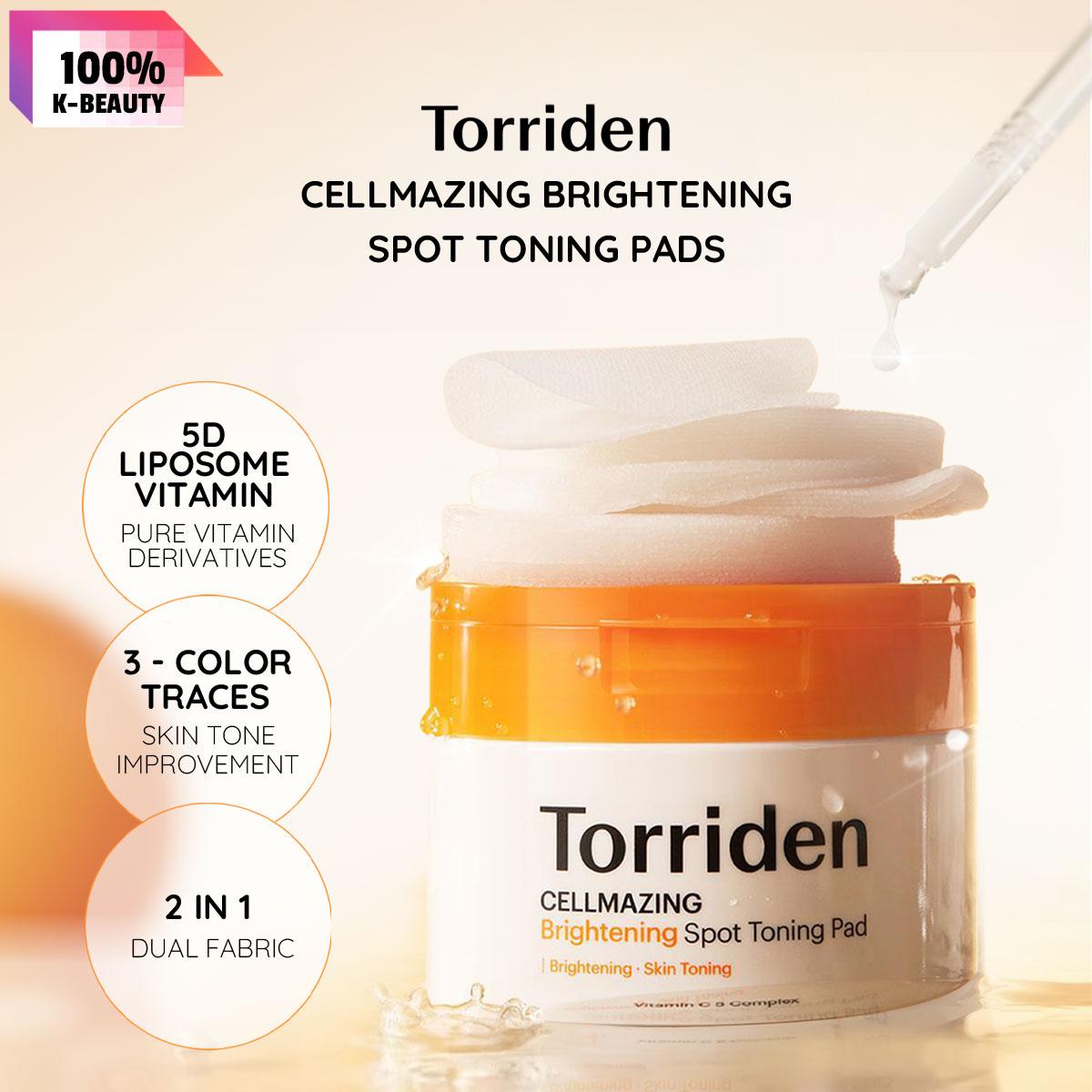 Torriden Cellmazing Осветляющие тонизирующие диски от пятен (70 пэдов)