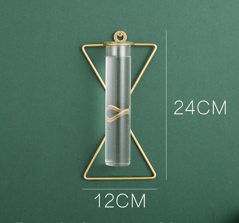 Nordic Ins Glass Test Tube, Hydroponic Vase, Wall Decoration, Home Decoration, Modern, Simple