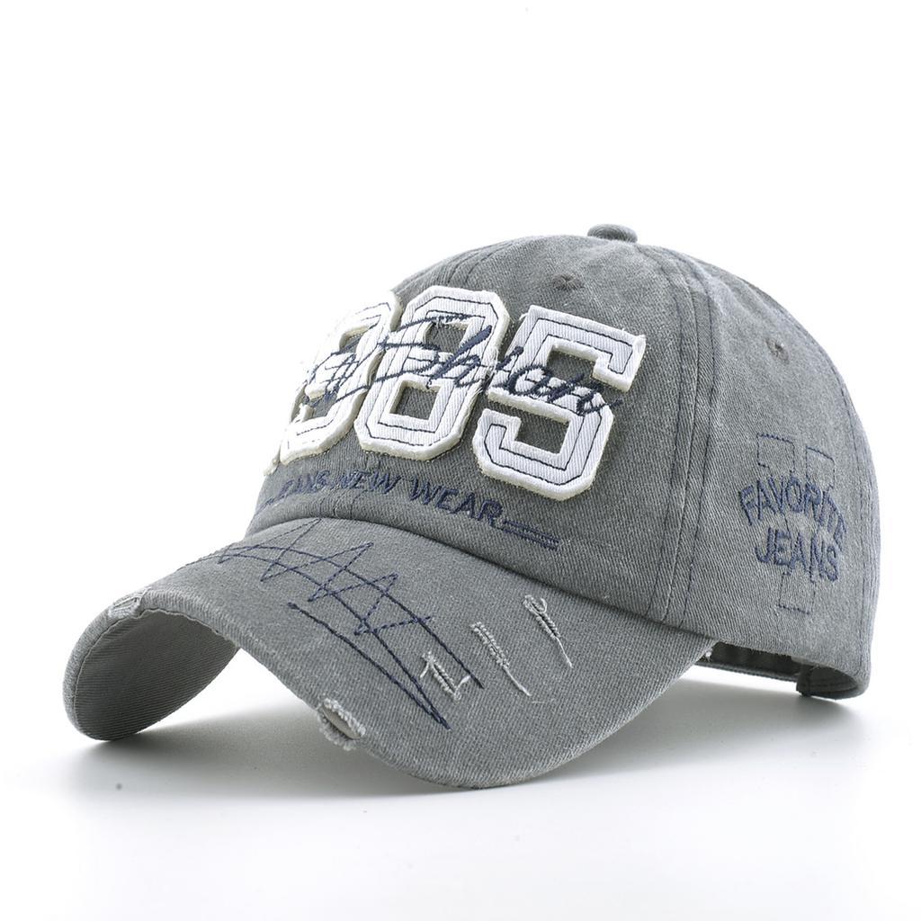 Vintage Dad Hat With Embroidery Letter 1985 Snapback Baseball Cap Men Outdoor Breathable Sport Casual Visor Cap Women Adjustable