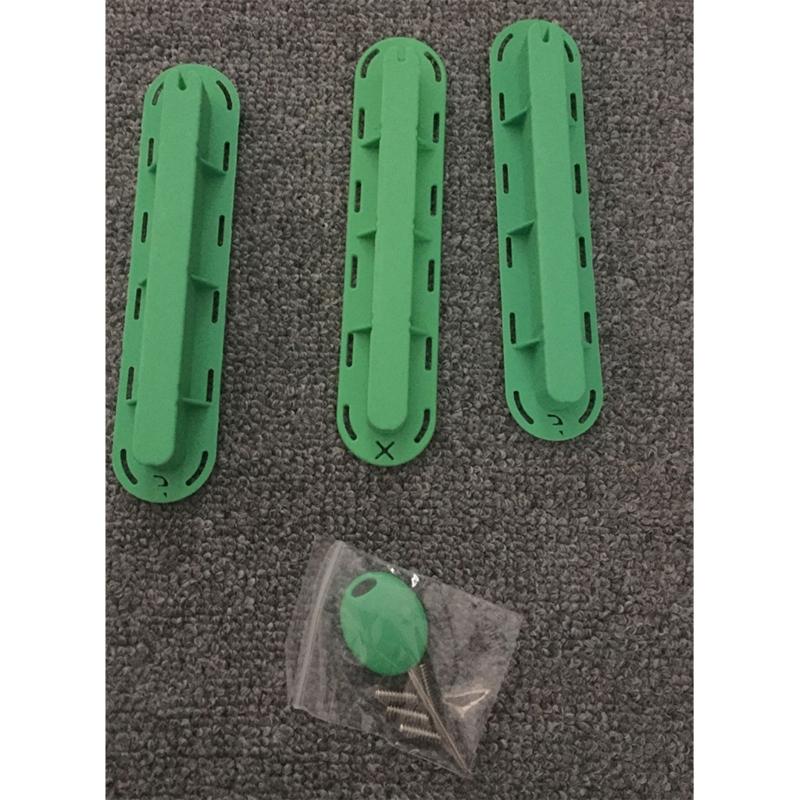 3Pcs/Set Single Fin Box Surfboard Fin Box Replacement Set with Screws Key, Surfing Screw Surfboard Surfs Fin Plugs Set