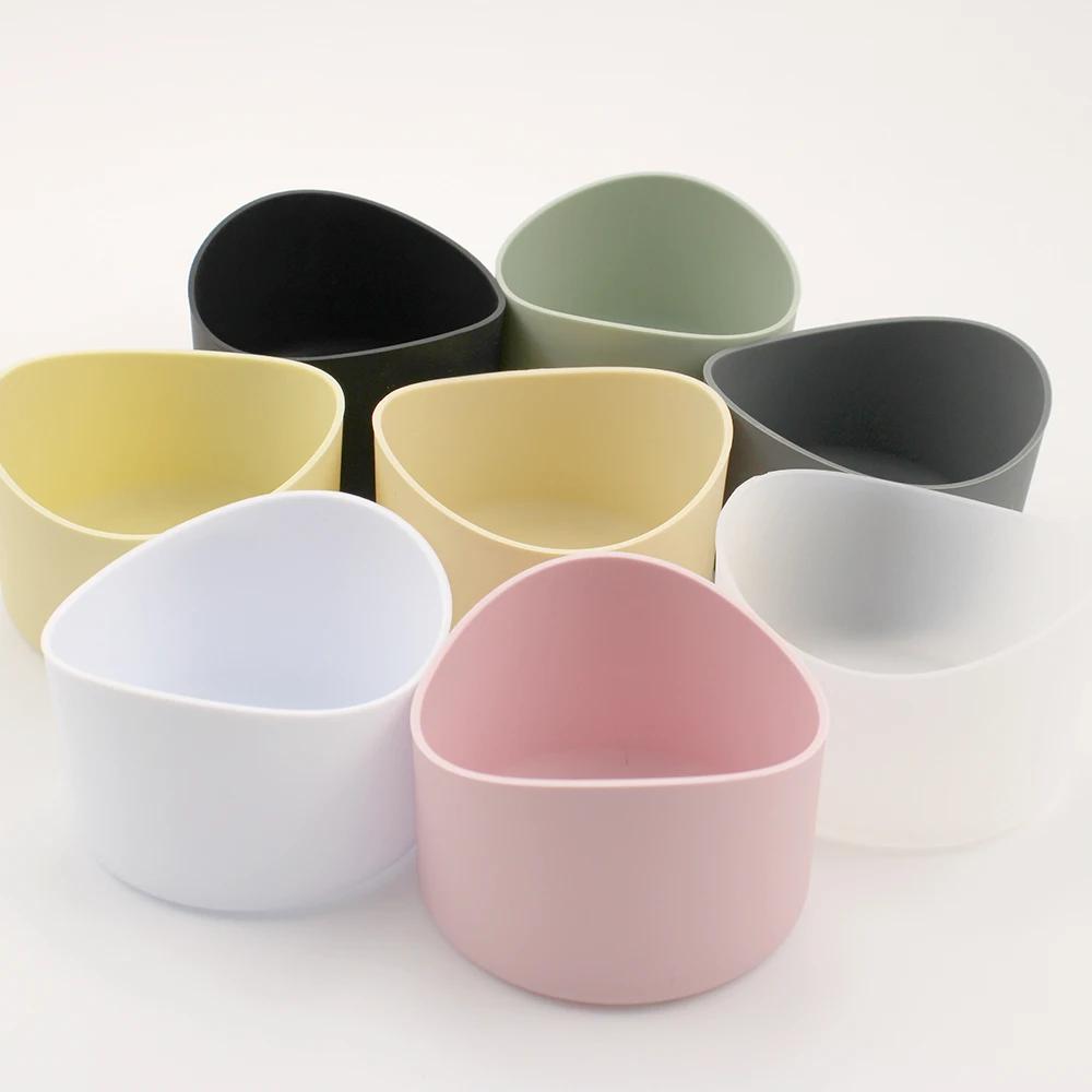 7cm Dia Anti Scalding Colorful Non-slip Silicone Bottom Boot Water Bottles Beverage Cup Sleeve Ml water bottle Tumbler oz Baymax