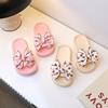Summer Children's Slippers Girls Princess Non-slip Soft Sole Slippers Toddler Girl Shoes Bow Tie Slippers Flip Flops Outdoor