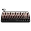 Ajazz 308i Wireless Bluetooth Keyboard for Magnetic Cat Compact 84 Cute Round English Gift for Girls and Kids Tablets, Design, Keys, Typewriter-Style