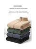 Woodpecker Men's High-End Fleece Jacket - Spring/Autumn Cardigan for Middle-Aged Dads