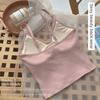 Summer Women Knitted Tank Top Sleeveless Strap Vest Sexy Female Knitting Solid Crop Top