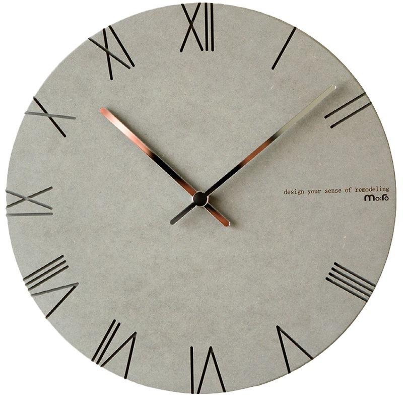 Modern Wall Clocks Simple Living Room Round Wall Watch Bedroom Silent Decoration Clock Creative Home Decoration Accessories