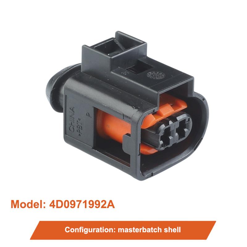 1pc 2 Way Assembly Auto High Pressure Oil Pump Electric Wire Harness Sockets For 4D0971992 Car Electrical Plug
