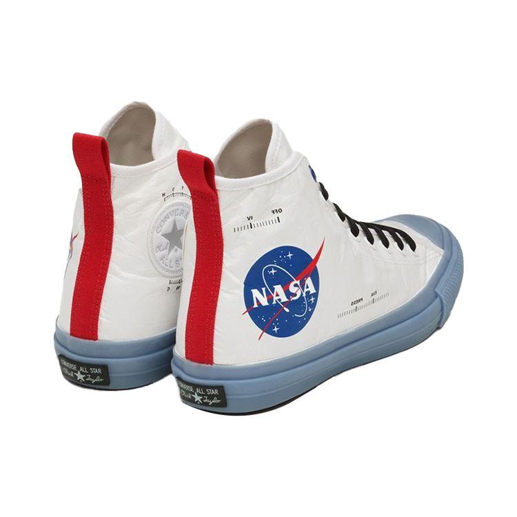 Converse NASA GISS X  Chuck Taylor All Star High Top Canvas Sneakers Unisex Sneakers White Blue 1CL818
