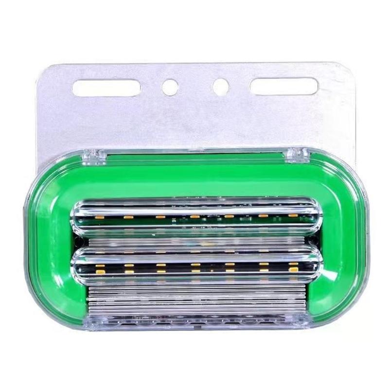 24V LED Truck Side Marker Lights, Blue Flowing Brightness Visibility Signal Lamps for Heavy Vehicles Enhanced Visibility