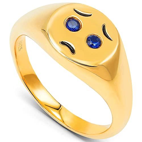 

[Takeda Jewelry] Smile Face Pien Ring. This smiley ring features the emoticon pien (meaning pien ), a cute design perfect for everyday wear or spec
