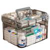 Large Multi-Layer Transparent Family Medicine Box and First Aid Kit
