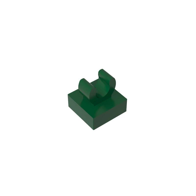 

10PCS Puzzle Particle 15712 O-Type 1x1 Top Clamp Plate Building Blocks 12825 Bricks Toy Children Birthday Gift 10pcs темно-зеленого