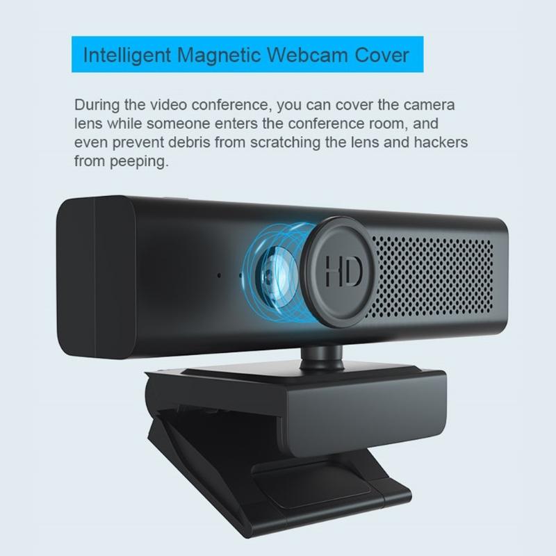 1080p 3-in-1 Speaker Camera Built-in Microphone rivacy Cover Full High Definition came for Mute Button rivacy Cover