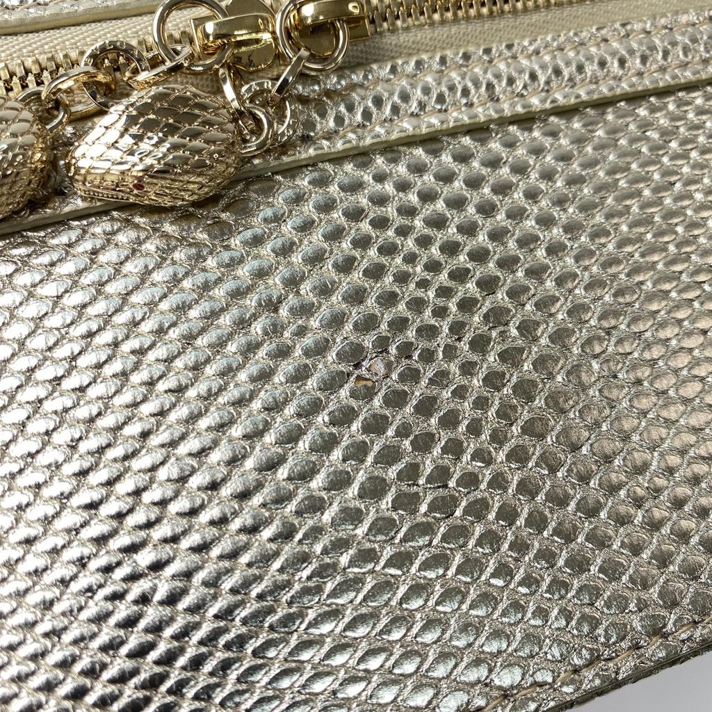 Używana torba na ramię BVLGARI złota skóra Kobiety