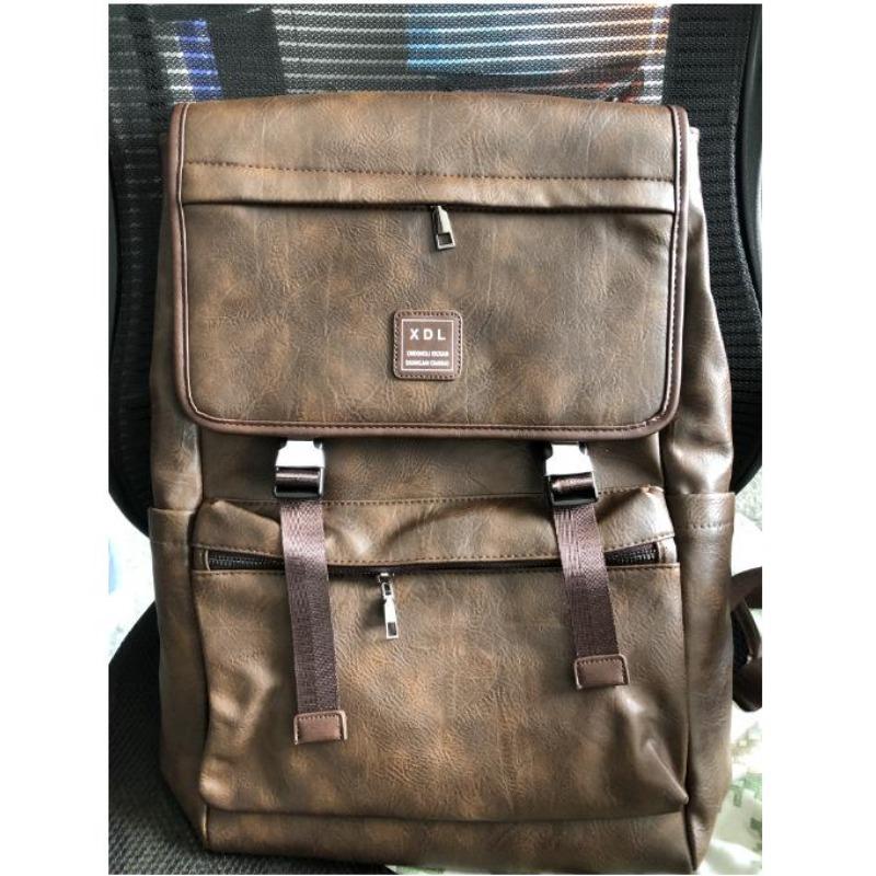 Dual Shoulder Bag, Men's Large Capacity Travel Bag, Fashionable and Trendy Korean Style, High School Student Schoolbag, Computer Backpack