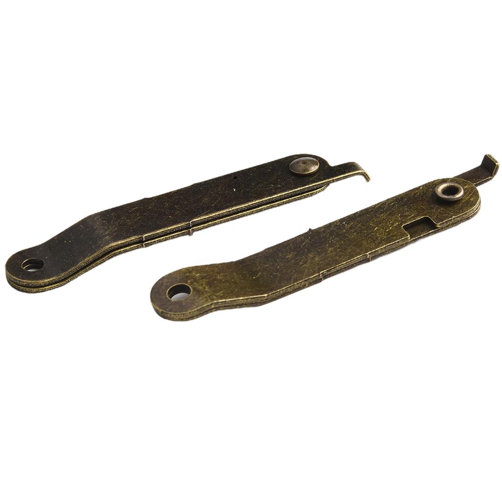 Silver Support Hinges Tables. Wine Boxes 4pcs 68x11 Mm